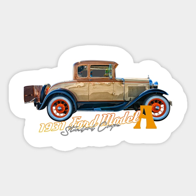 1931 Ford Model A Standard Coupe Sticker by Gestalt Imagery